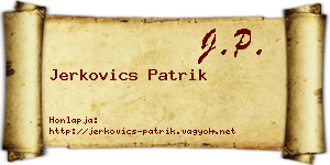 Jerkovics Patrik névjegykártya